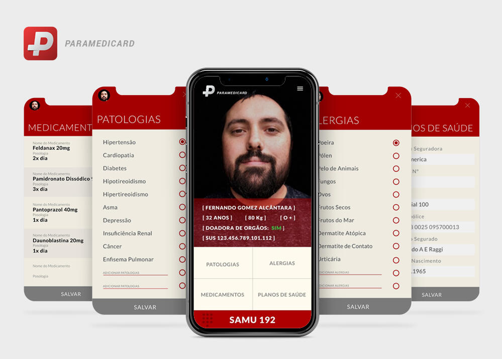 Paramedicard - Pacient profile app for paramedics